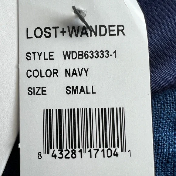 LOST + WANDER - Out of the Blue Linen Blend Mini Dress - Picture 6 of 11